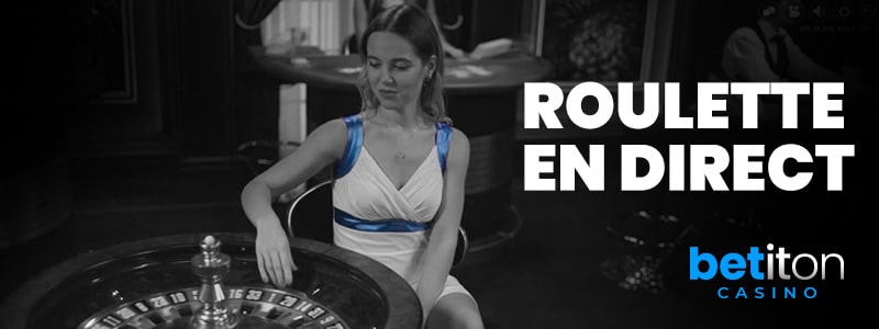 roulette avec croupier en direct