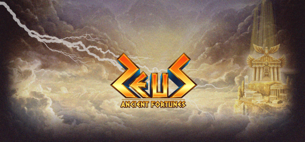 ancient fortunes zeus logo banner