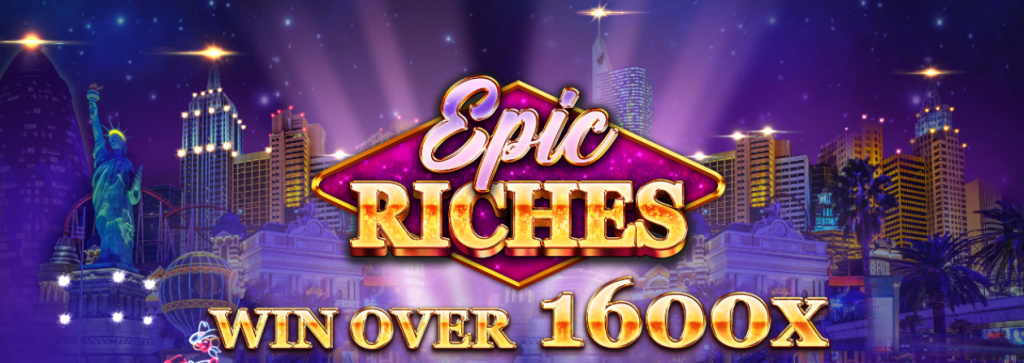 epic riches slot banner