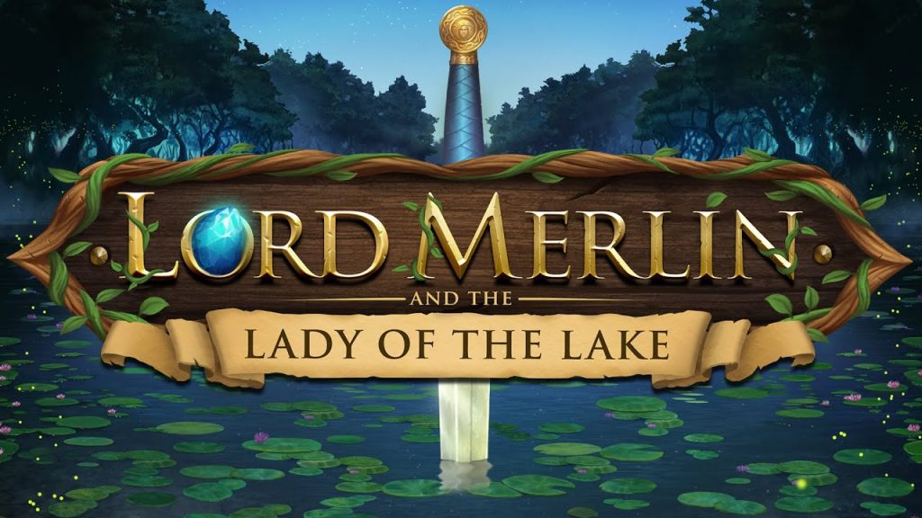 lord merlin and the lady of the lake slot banner