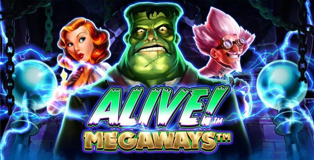 alive megaways slot logo