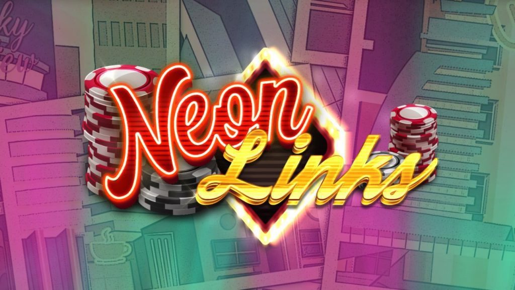 neon links slot banner