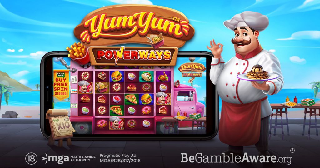 yum yum powerways slot banner