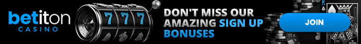 betiton bonuses banner with text don't miss our amazing sign up bonuses and a join button