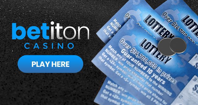 a set of scratch tickets, 