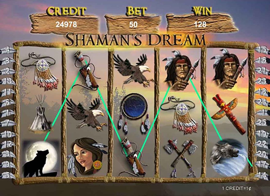 shaman's dream slot screenshot