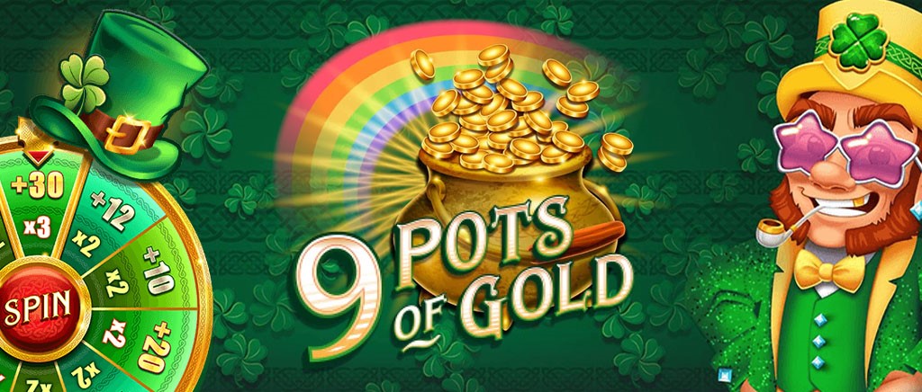 9 pots de bannière d’or