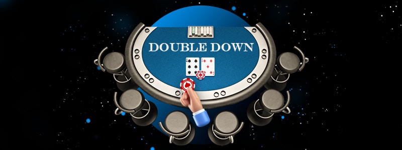 double down move in blackjack