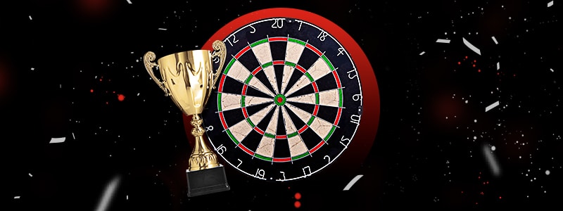 trophy from a darts competition