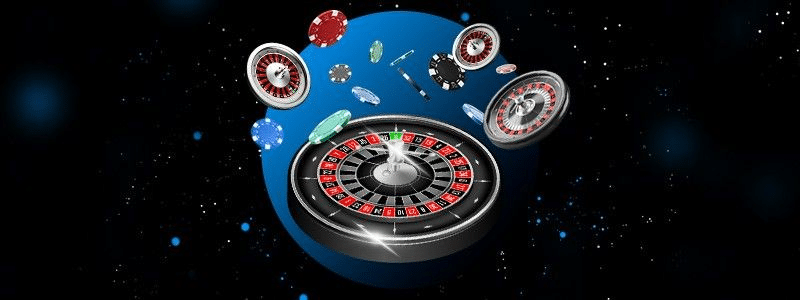 roulette wheels and chips