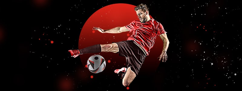 euro championship player trying to kick the ball