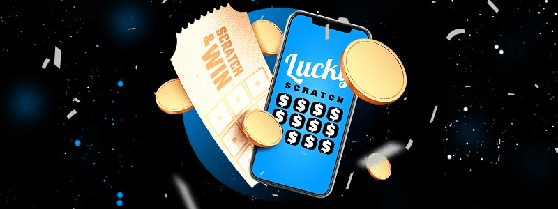 playing scratch cards on mobile