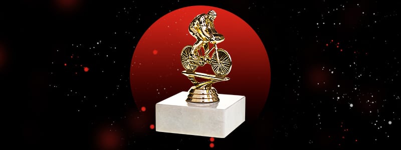 cycling trophy form the biggest tour
