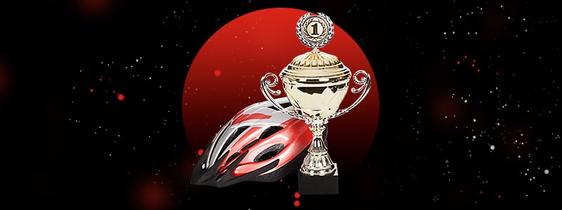 trophy from a cycling competition