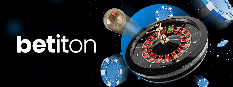 online roulette wheel and chips with betiton logo